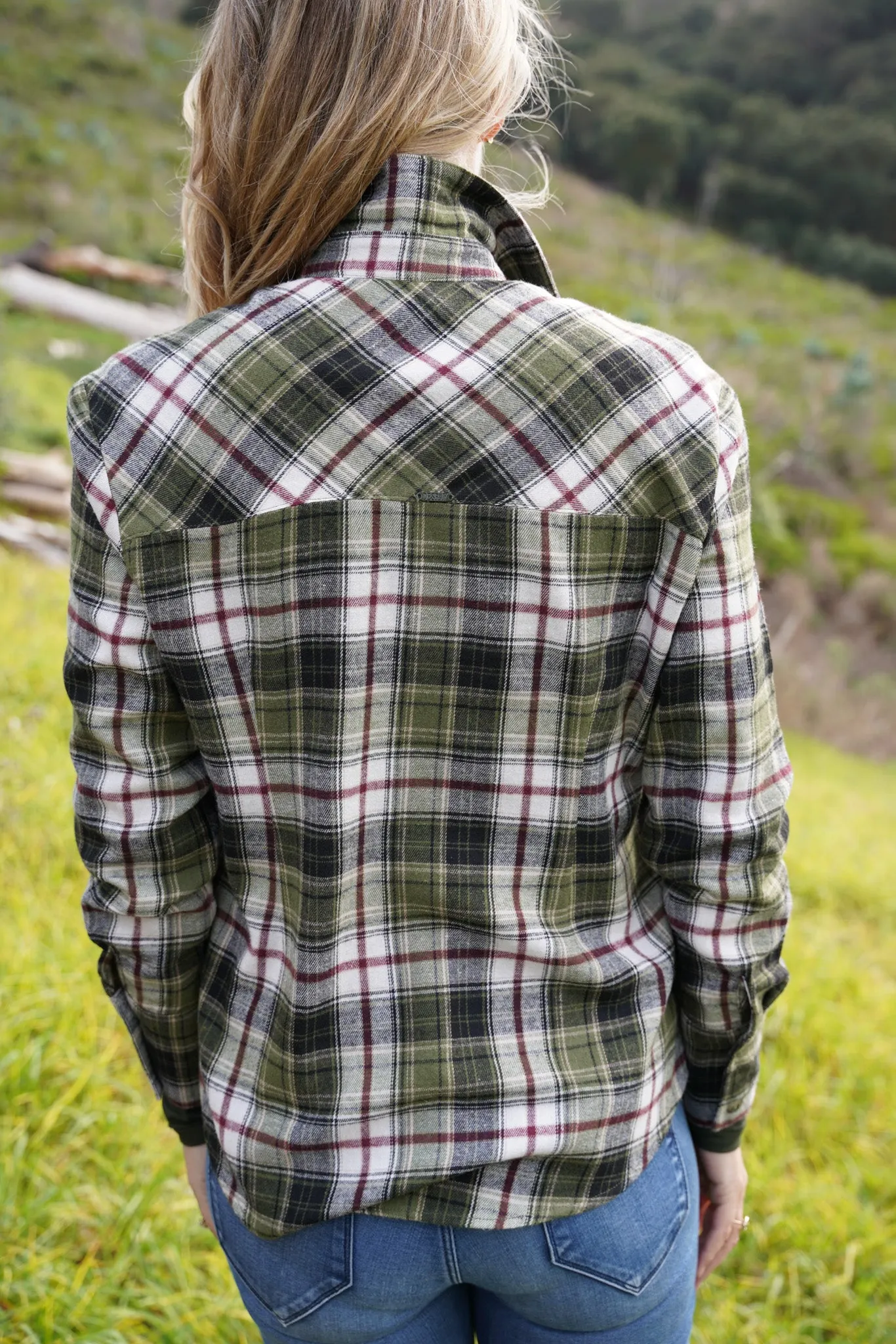 Green Check Flannel Shirt