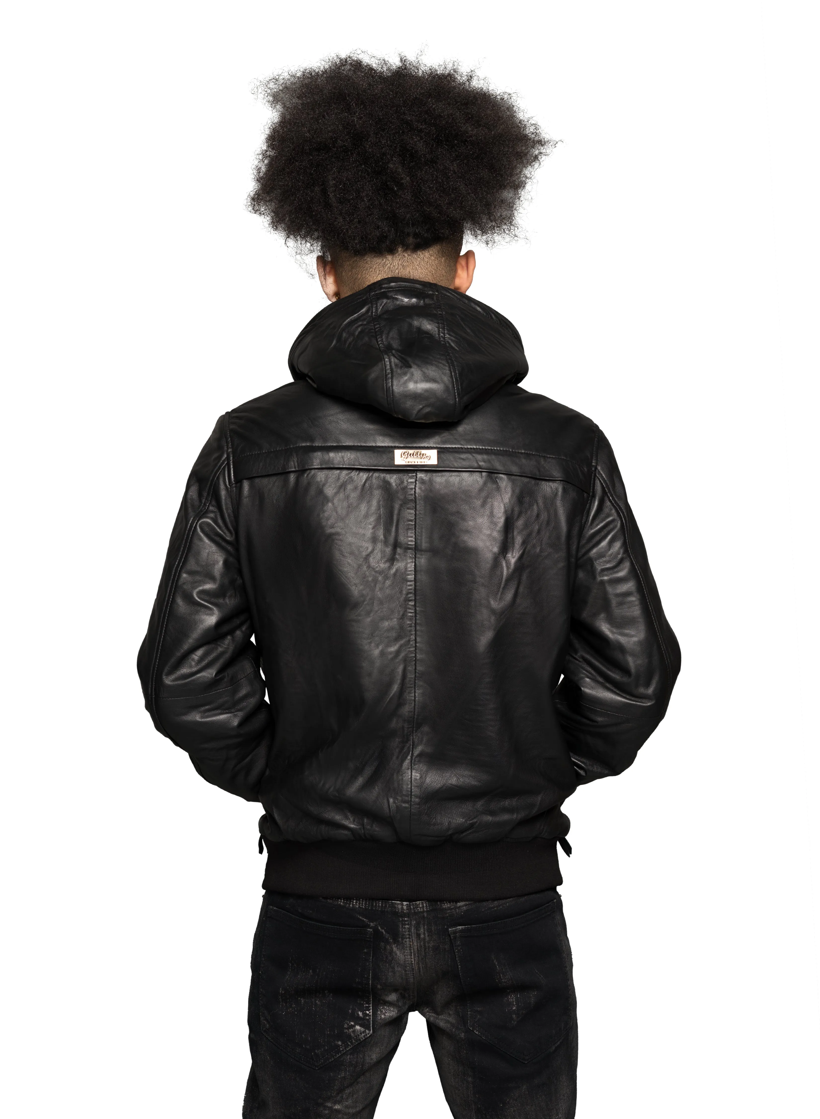 Gully Klassics Sherpa Lined Lambskin Leather Jacket