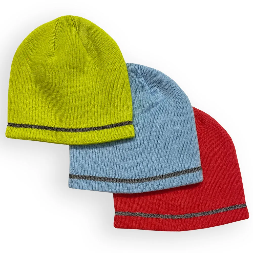 Halo Unisex Reflective Knit Hat-LOTS OF COLORS!