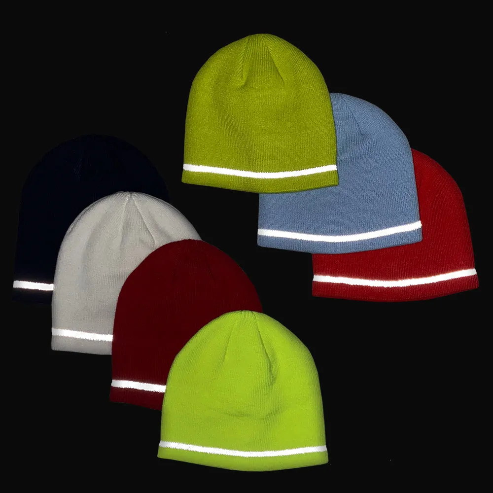 Halo Unisex Reflective Knit Hat-LOTS OF COLORS!