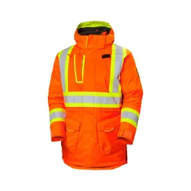 Helly Hansen Men's Hi Vis Polar Work Parka 71316 Alna - CSA Helly Tech, Waterproof, Breathable, Reflective, Insulated, Durable, Winter Protection | Sizes S-5XL