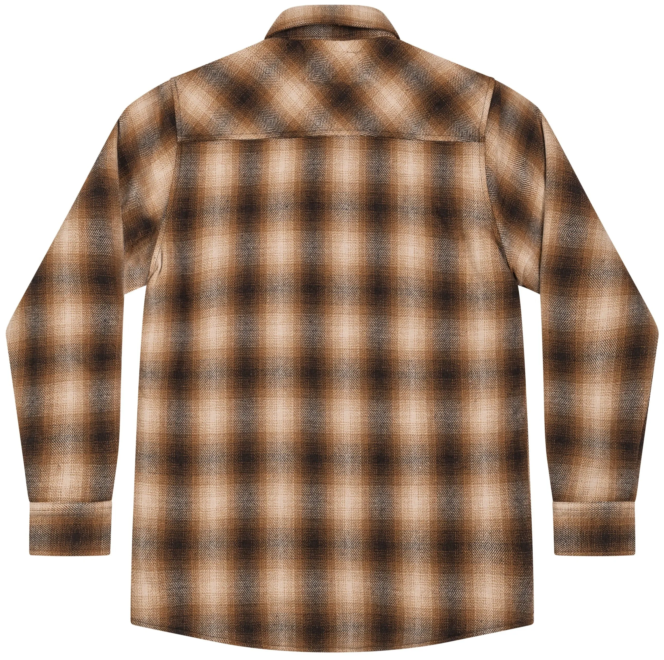 HONKY TONK Quilted Lined Flannel Shacket - COFFEE (SMALL ONLY)