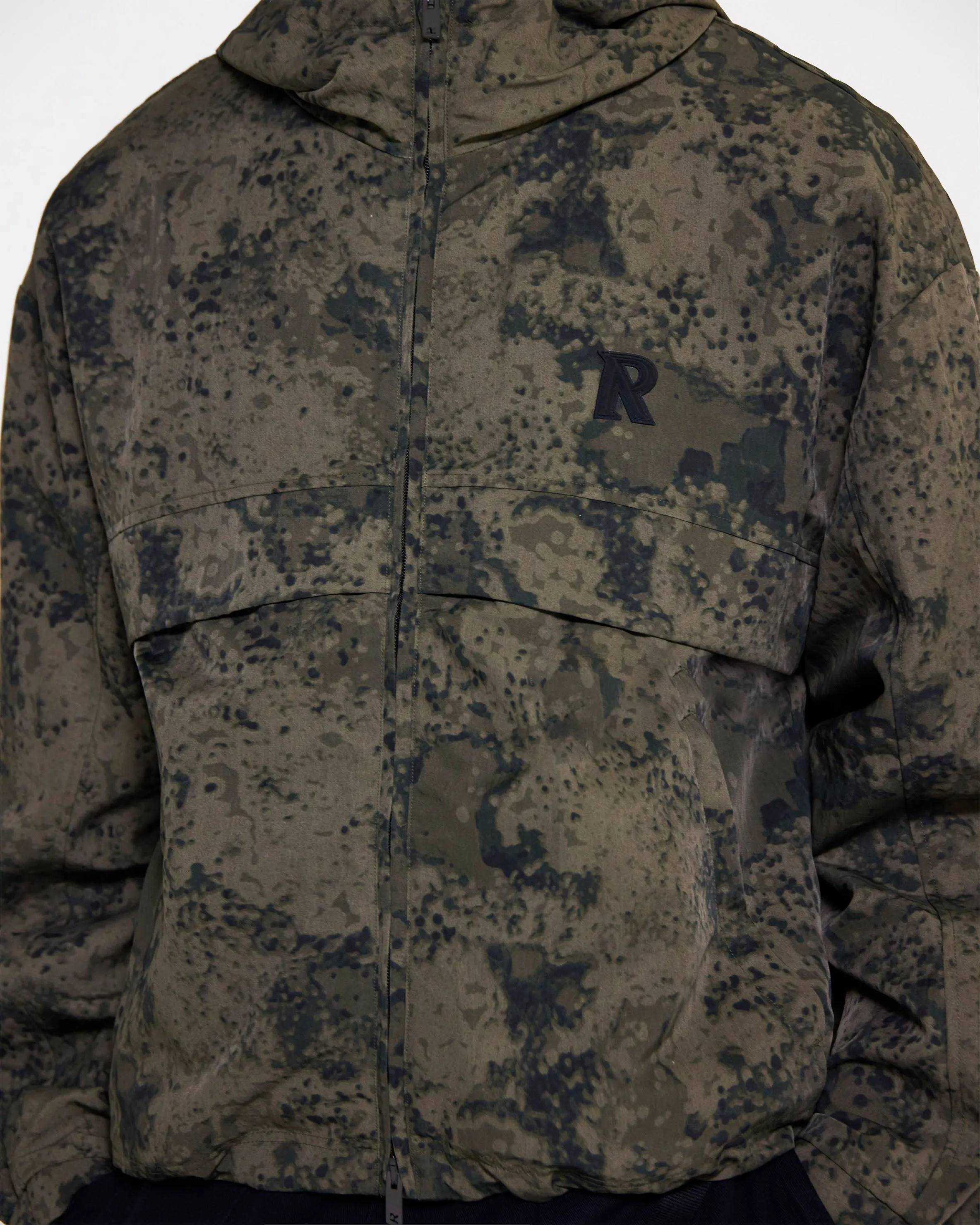 Hooded Track Jacket - Camo