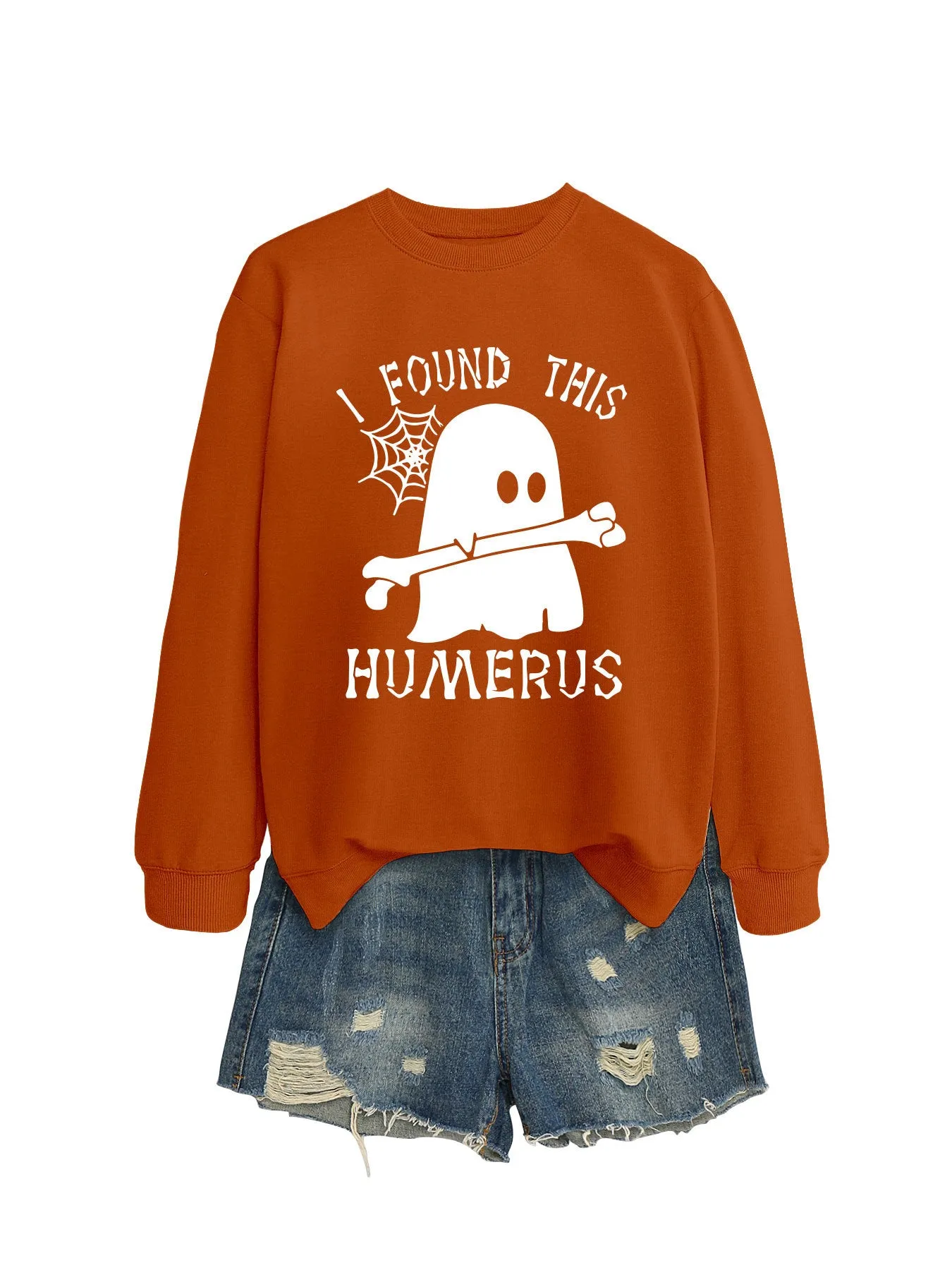 I FOUND THIS HUMERUS round neck loose sweatshirt