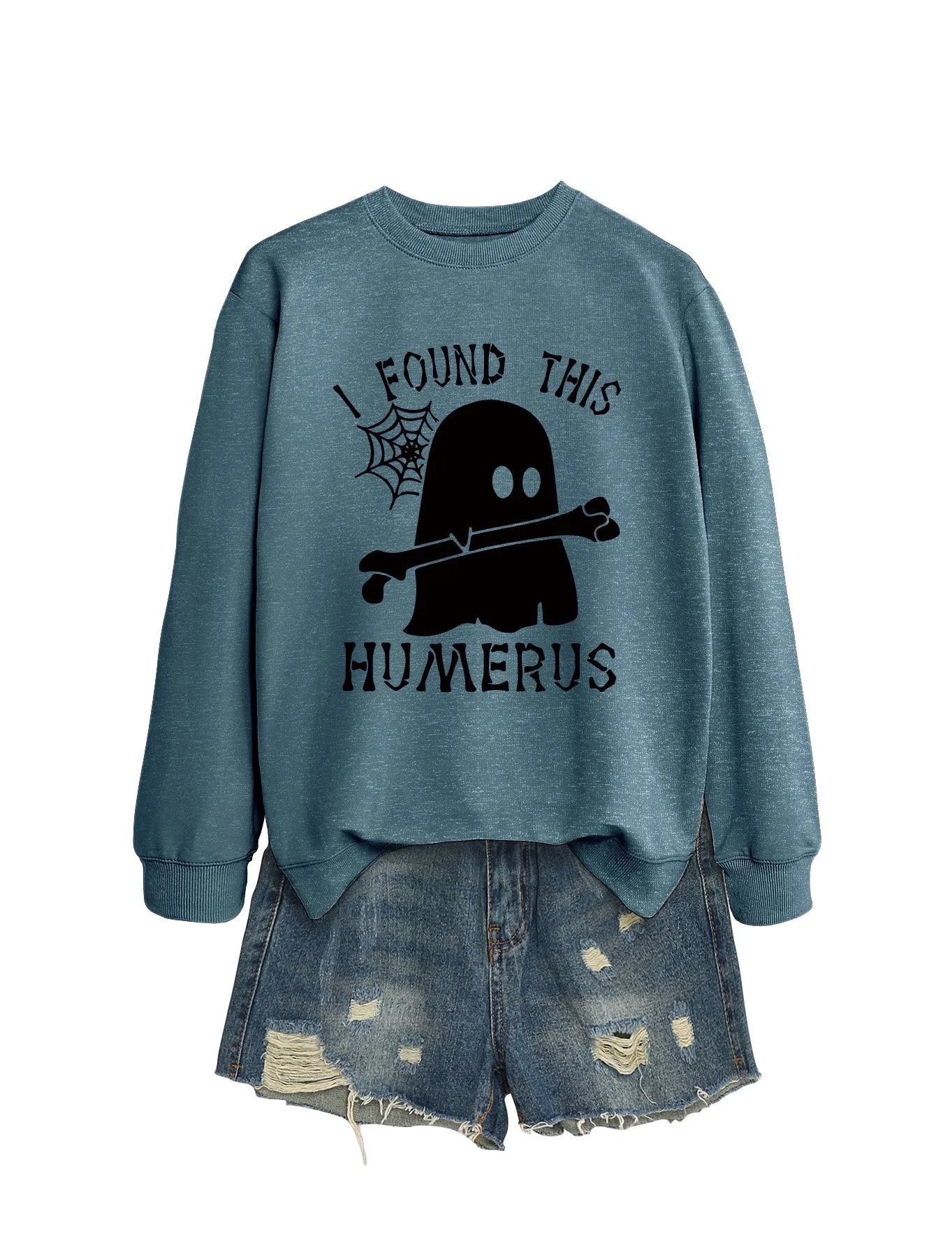 I FOUND THIS HUMERUS round neck loose sweatshirt