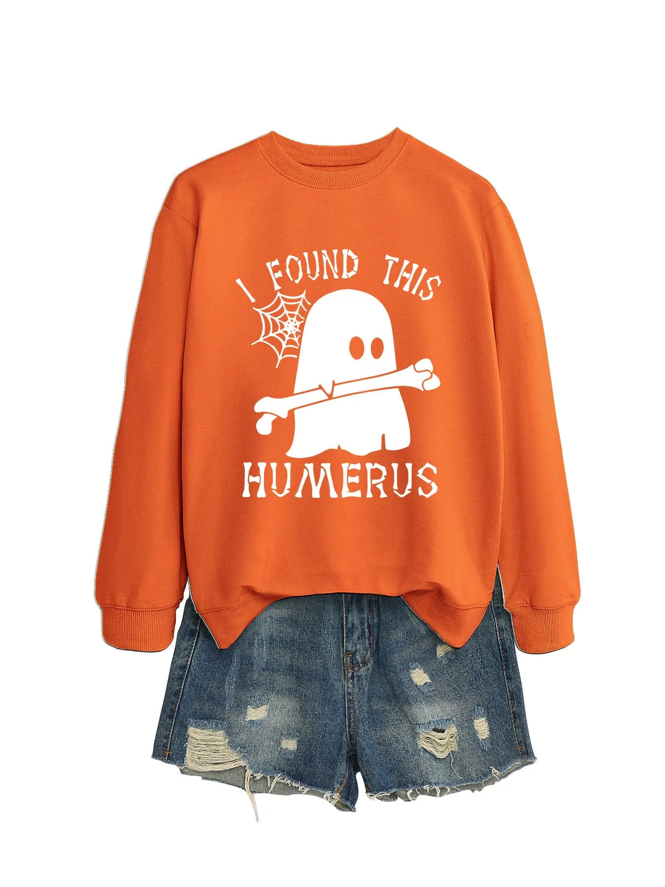 I FOUND THIS HUMERUS round neck loose sweatshirt