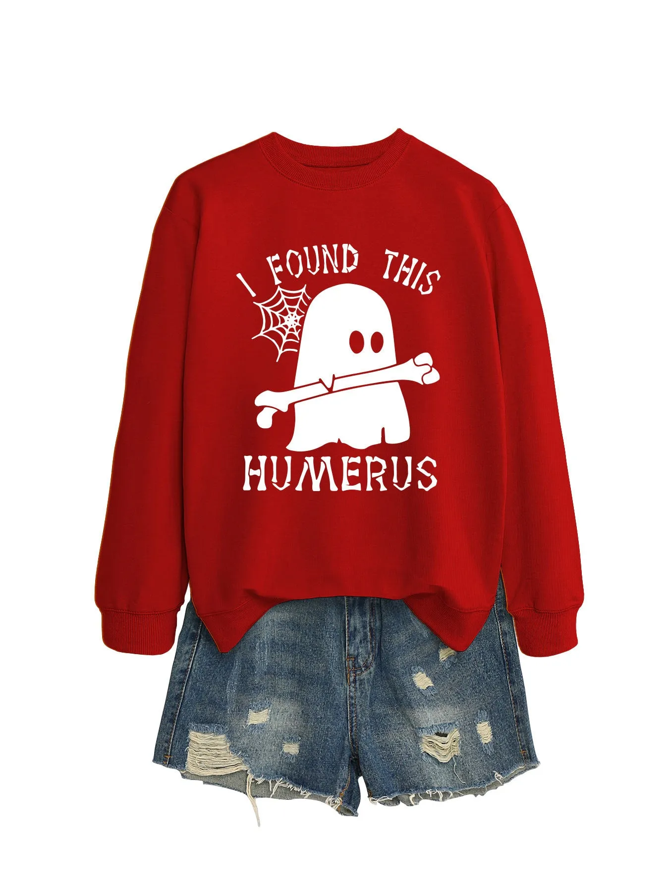 I FOUND THIS HUMERUS round neck loose sweatshirt