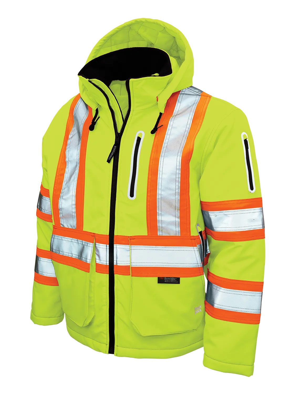 Insulated Flex Safety Jacket by Tough Duck - Style SJ40