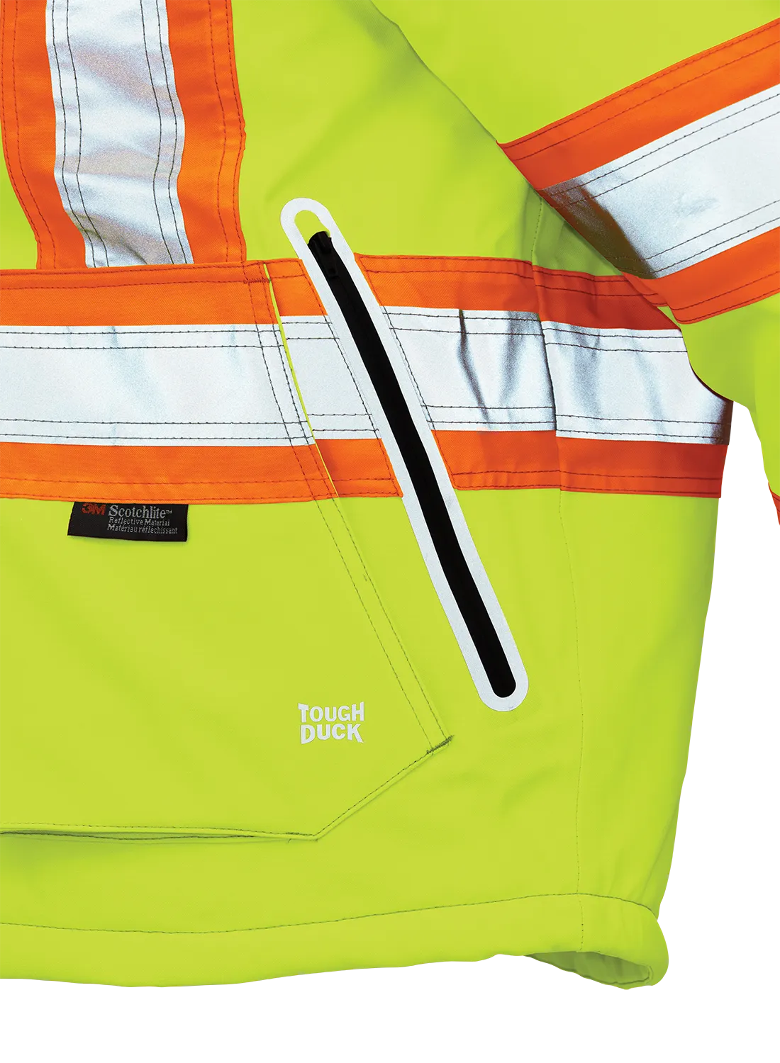 Insulated Flex Safety Jacket by Tough Duck - Style SJ40