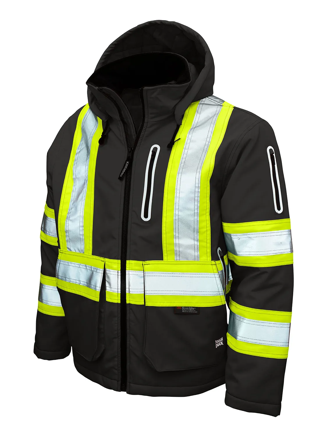 Insulated Flex Safety Jacket by Tough Duck - Style SJ40