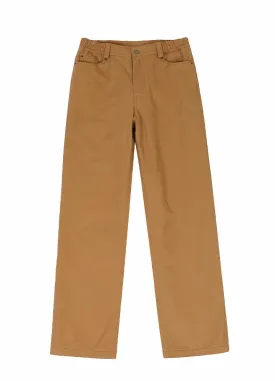 Kid's Flannel Lined Pants,Adjustable Waist