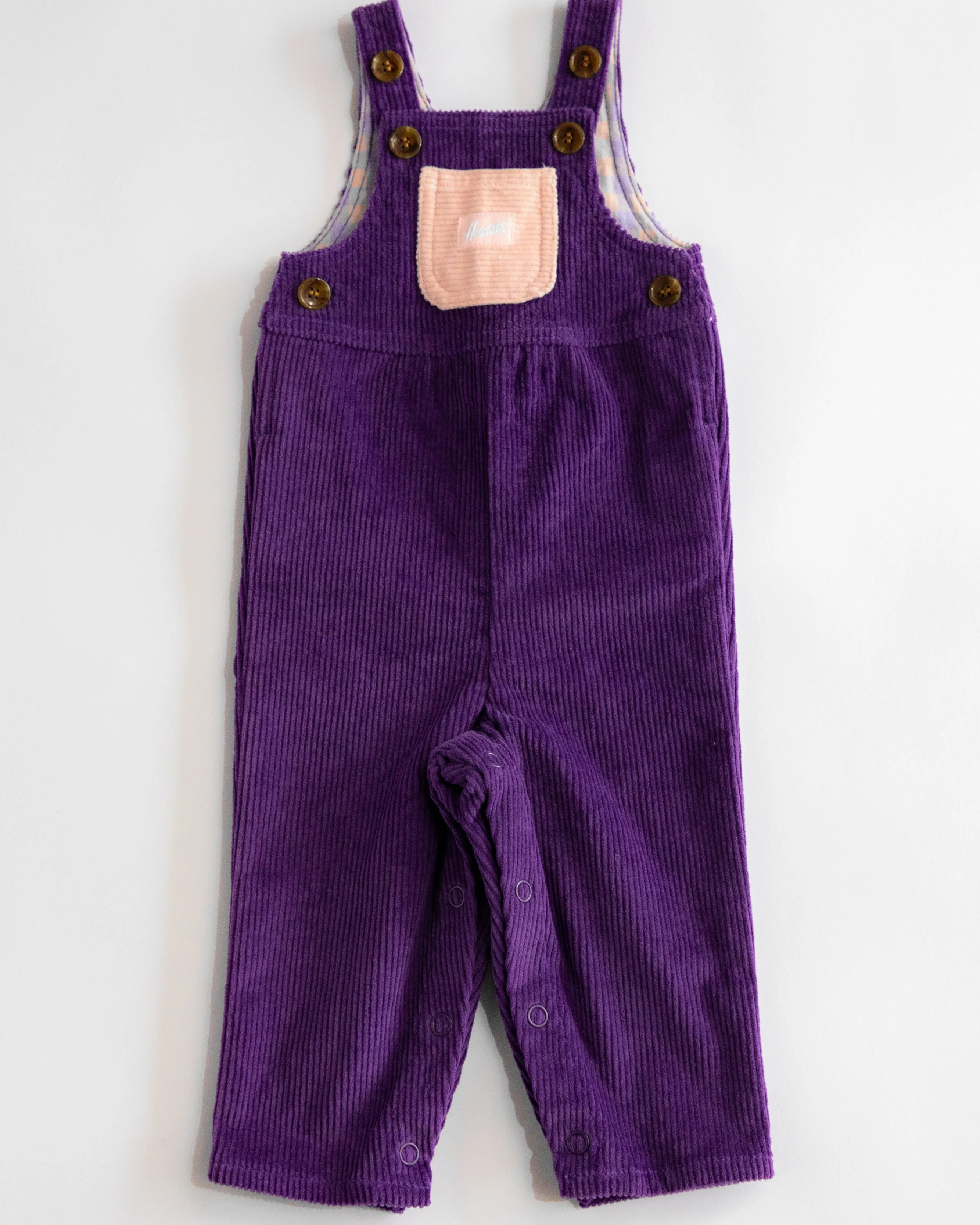 Kid's Overall (Plum/Powder Pink)