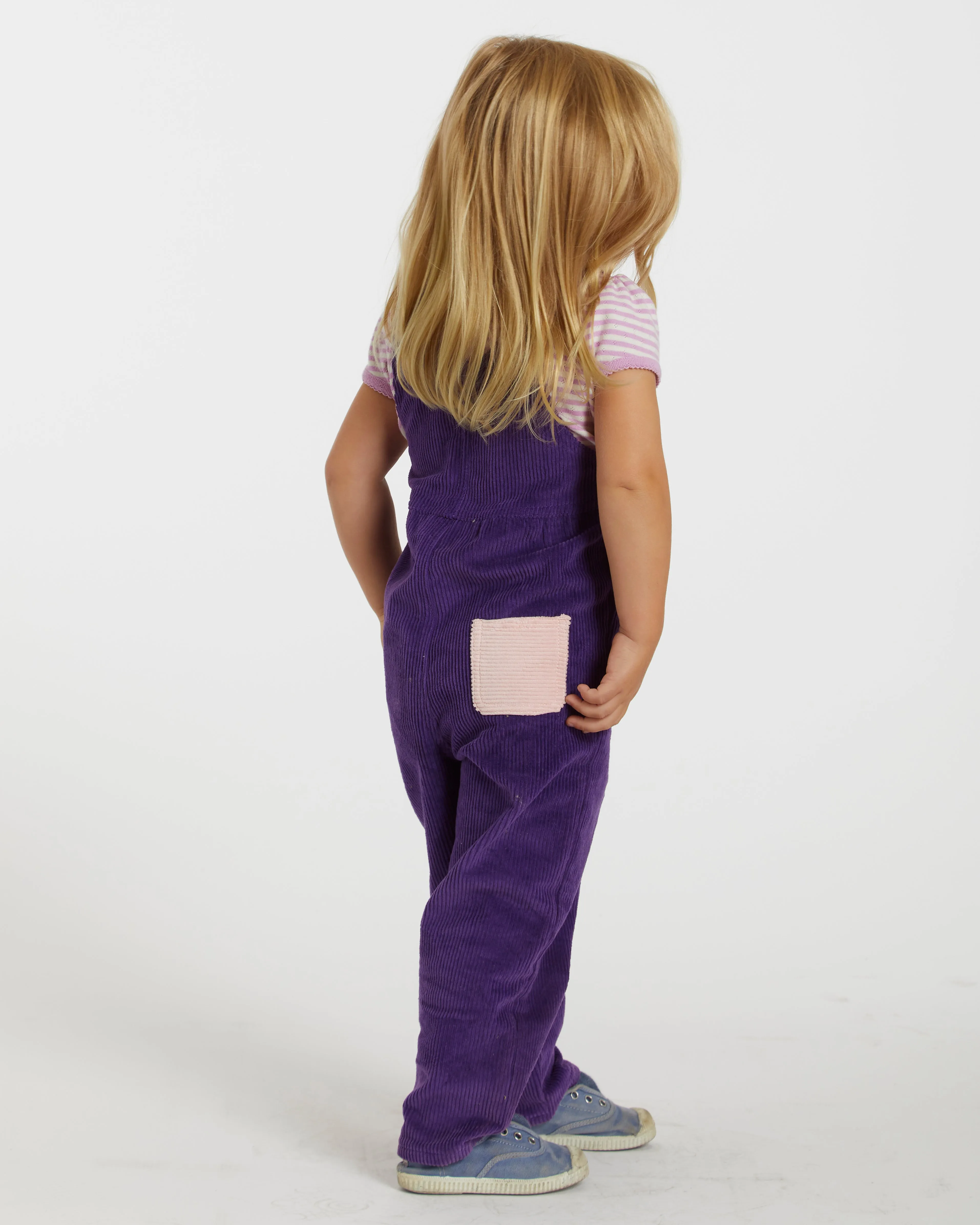 Kid's Overall (Plum/Powder Pink)