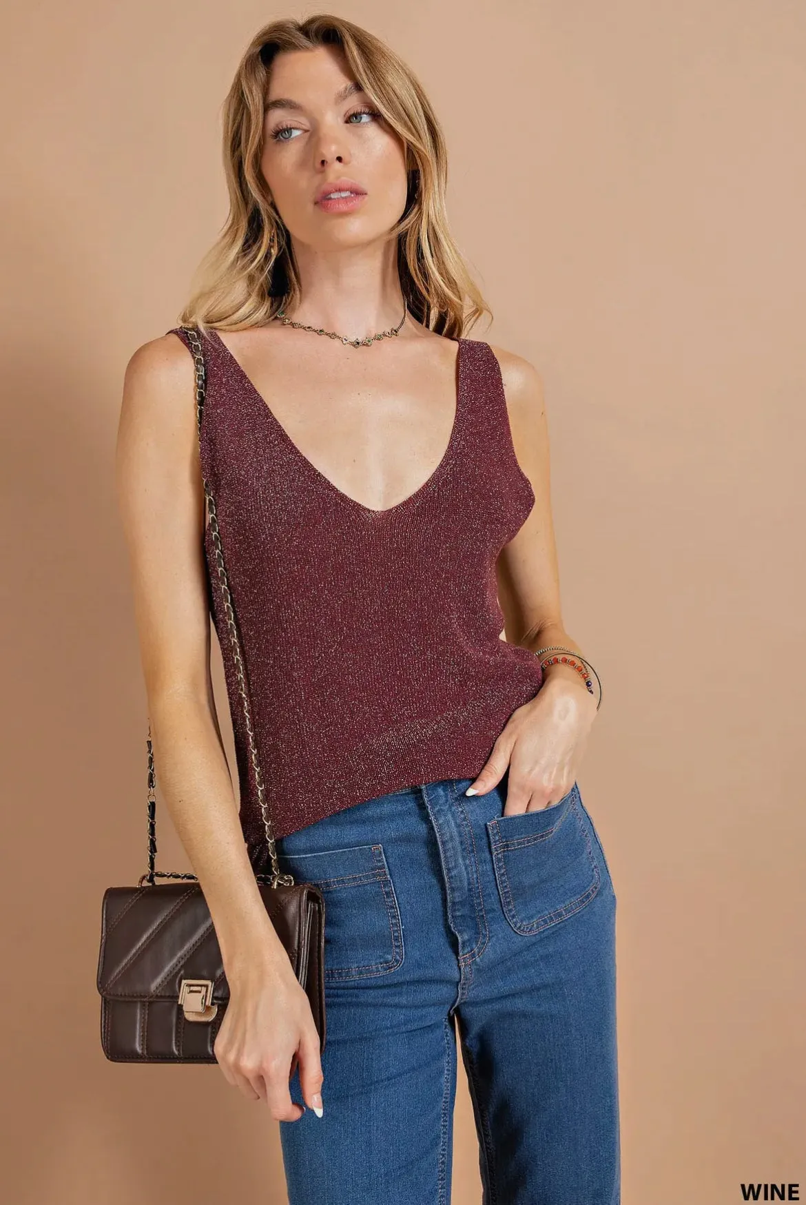 Kori Soft Luxe Sweater Tank