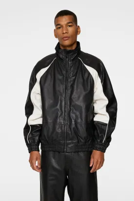 Lex Leather Track Jacket