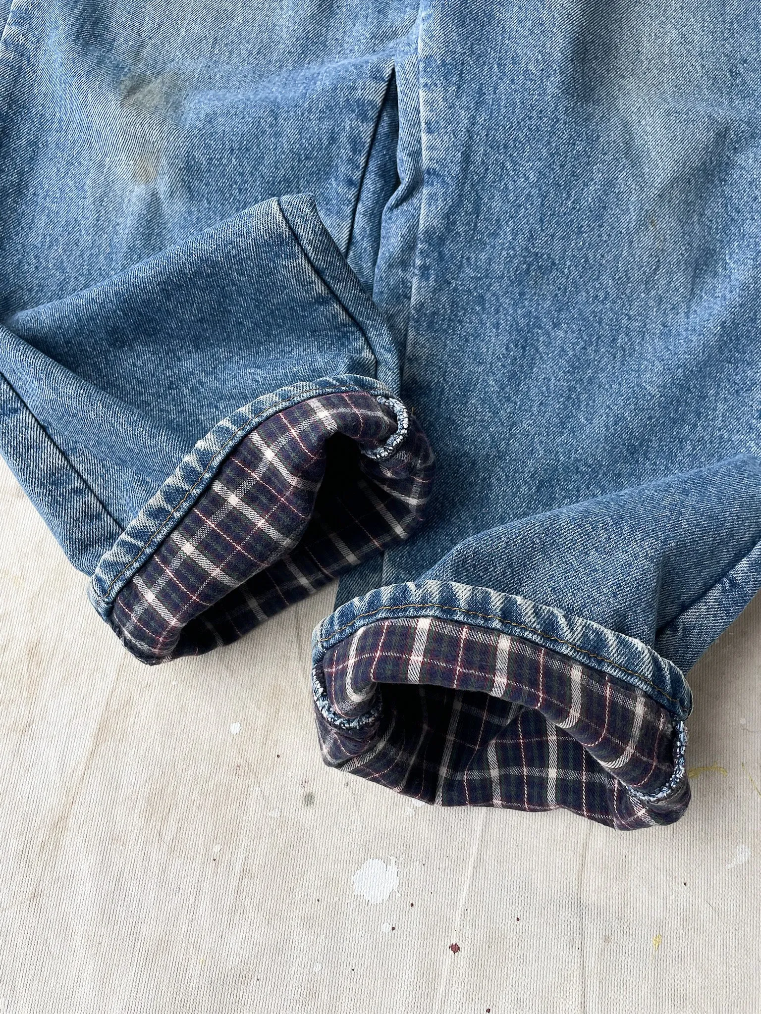 L.L.Bean Flannel Lined Jeans—[34x28]