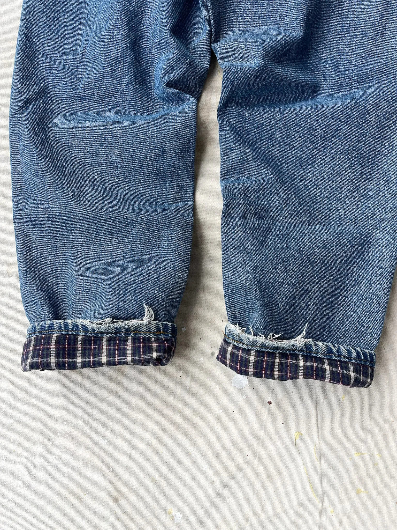 L.L.Bean Flannel Lined Jeans—[34x28]