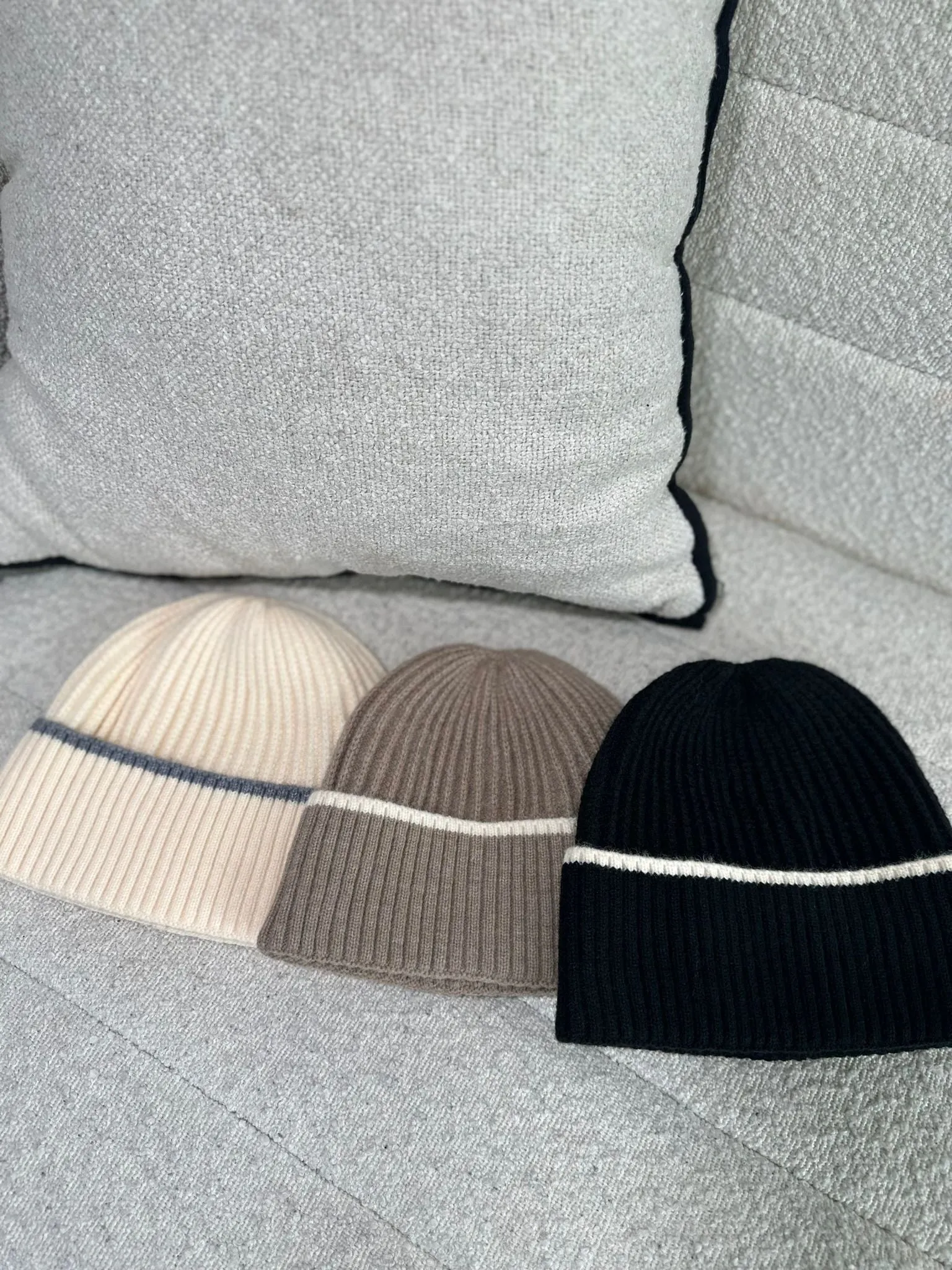 Luxe Cuffed Beanie (Tan)