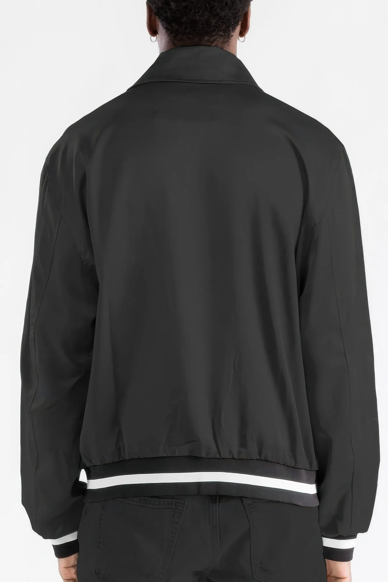 Luxury Satin Bomber Jacket