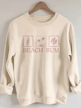 Maddison Women's Wholesale Round Neck Casual Beach Bum Letter Sweatshirt