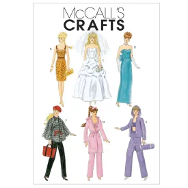 McCall's sewing pattern 6258 Fashion Clothes For 11 inch Doll