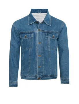 MEN'S DENIM JACKET SHERPA LINING.