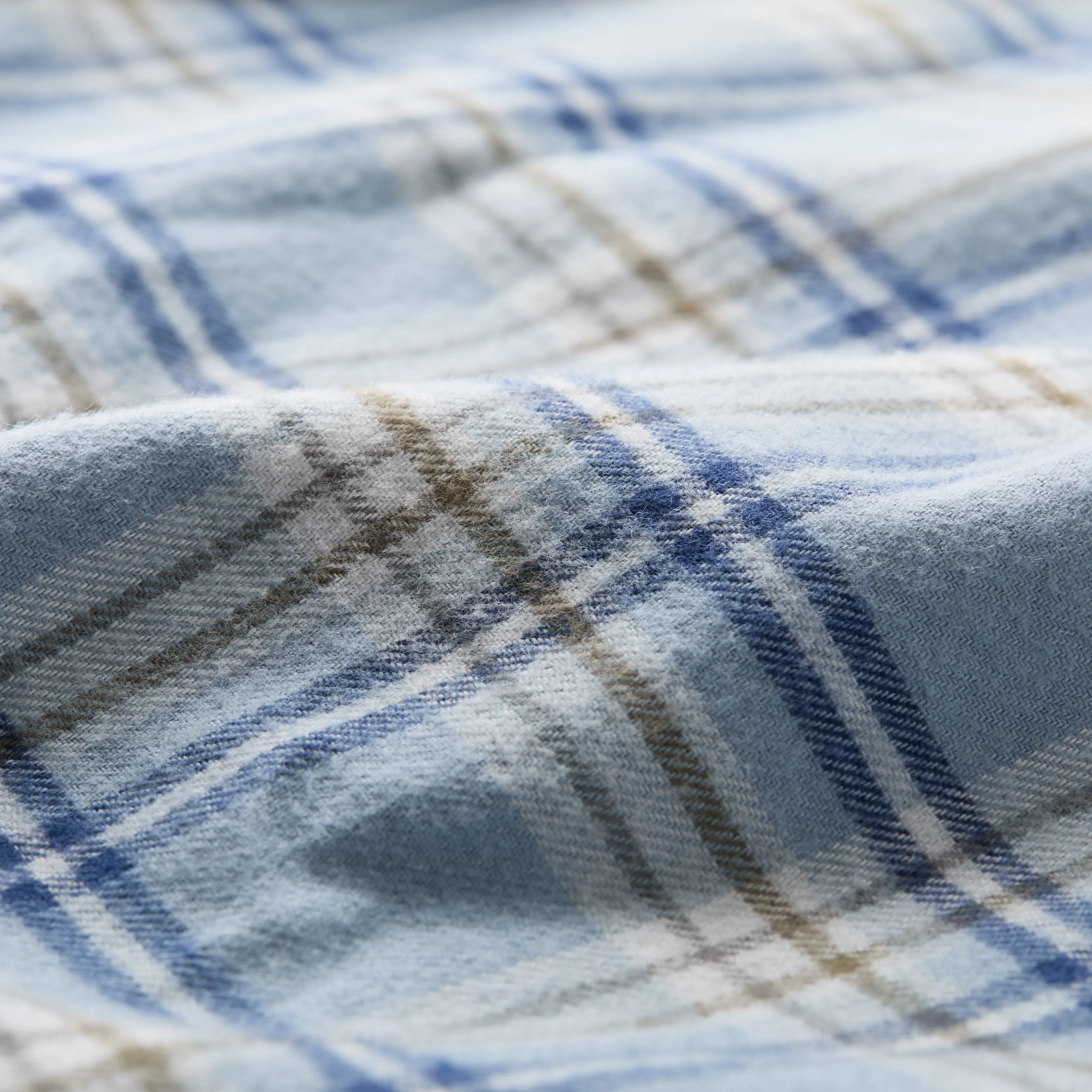 Men's Every Day Flannel Shirt- Sky Blue