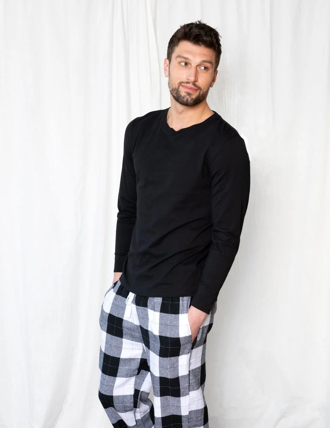 Men's Print Flannel Sets