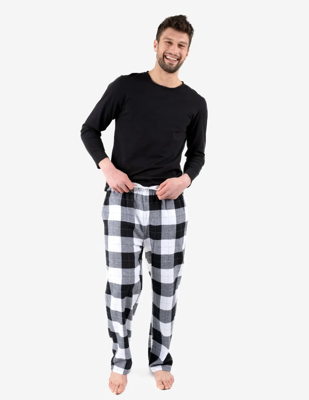 Men's Print Flannel Sets