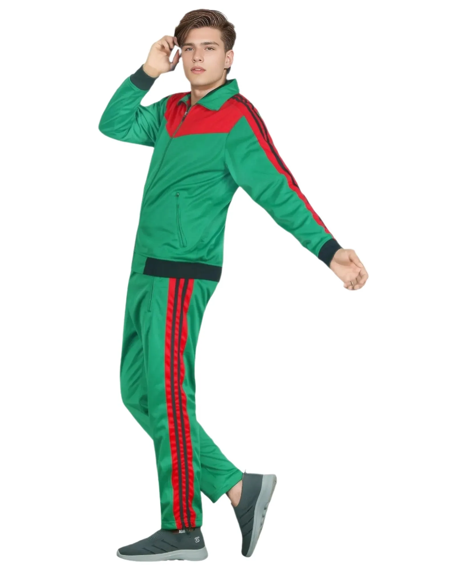 Men's Soft Athletic Tracksuit GYM Active Suit