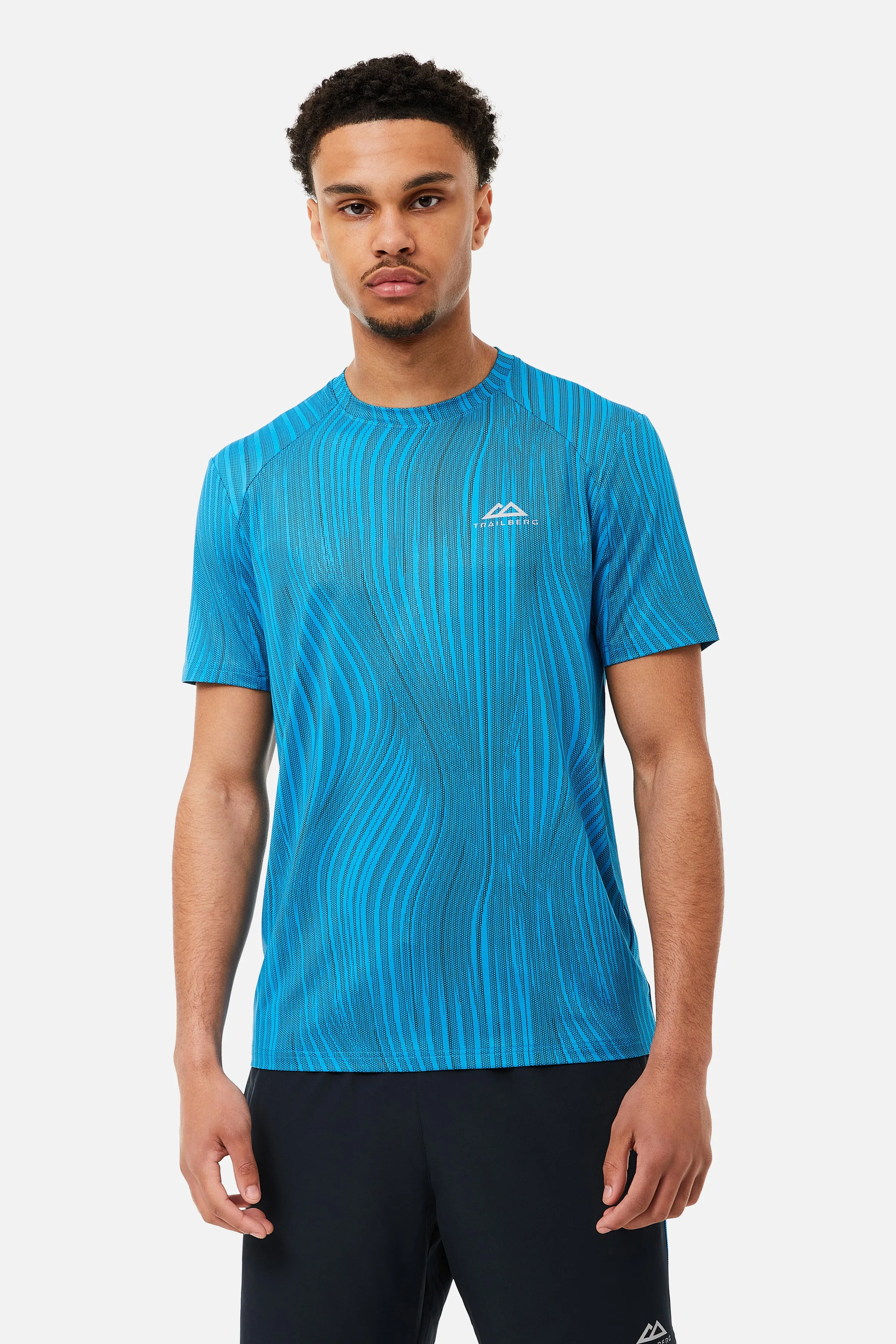 Men's Trailberg Vertex Methyl Blue T Shirt