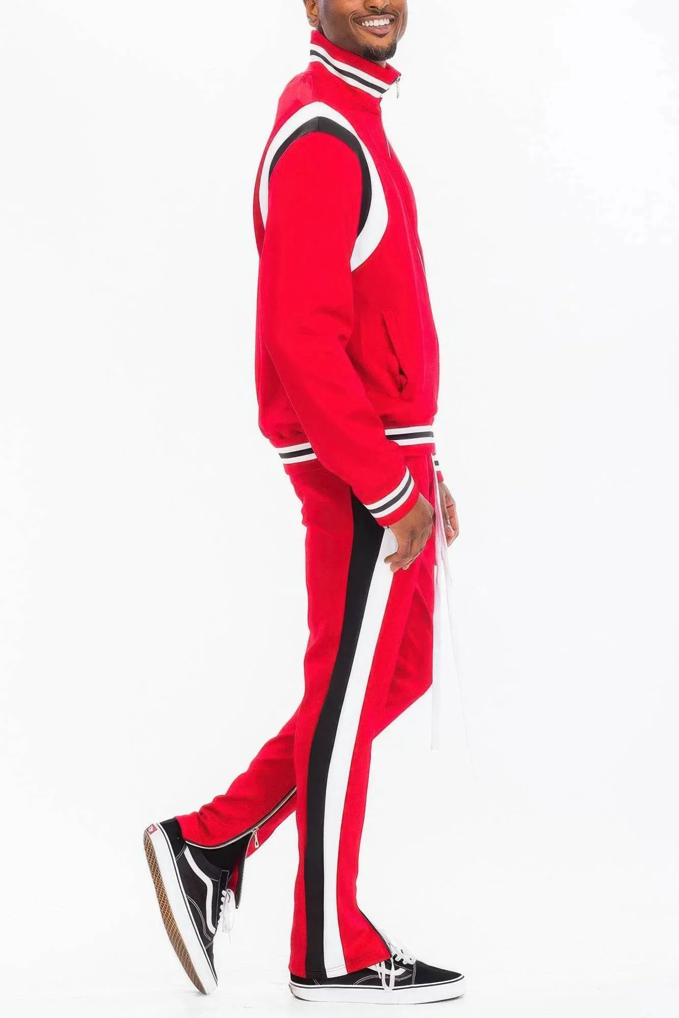 Men's Two Stripe Track Suit