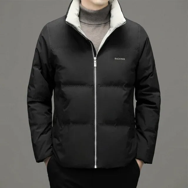 Men's Winter High-Quality Formal Parkas Coat