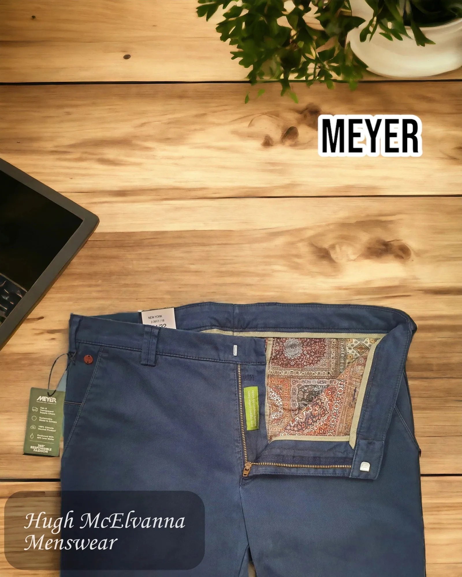 Meyer Blue NEW YORK THERMO Trouser Style: 3917/18