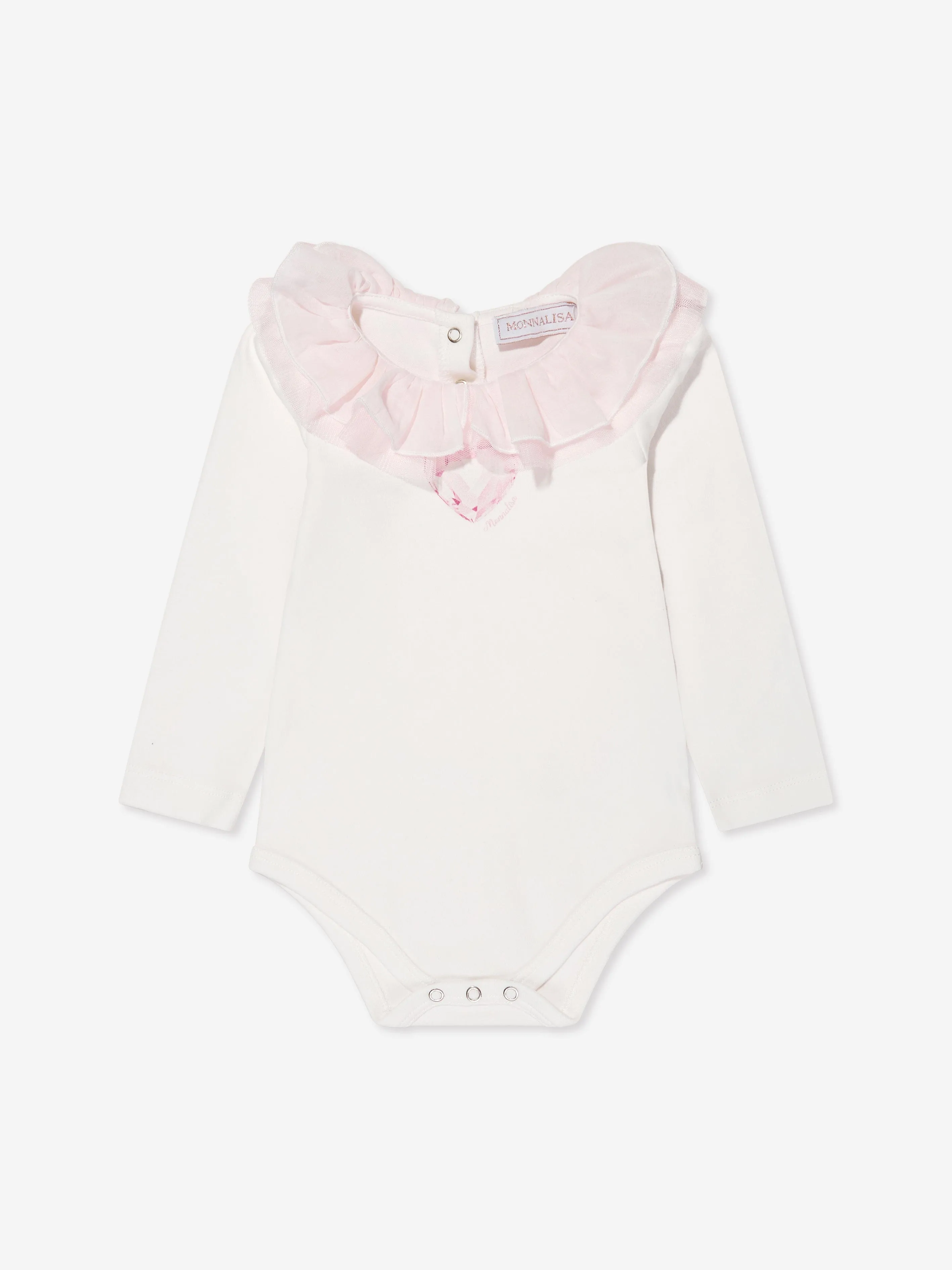 Monnalisa Baby Girls Bodysuit And Tutu Set in Cream