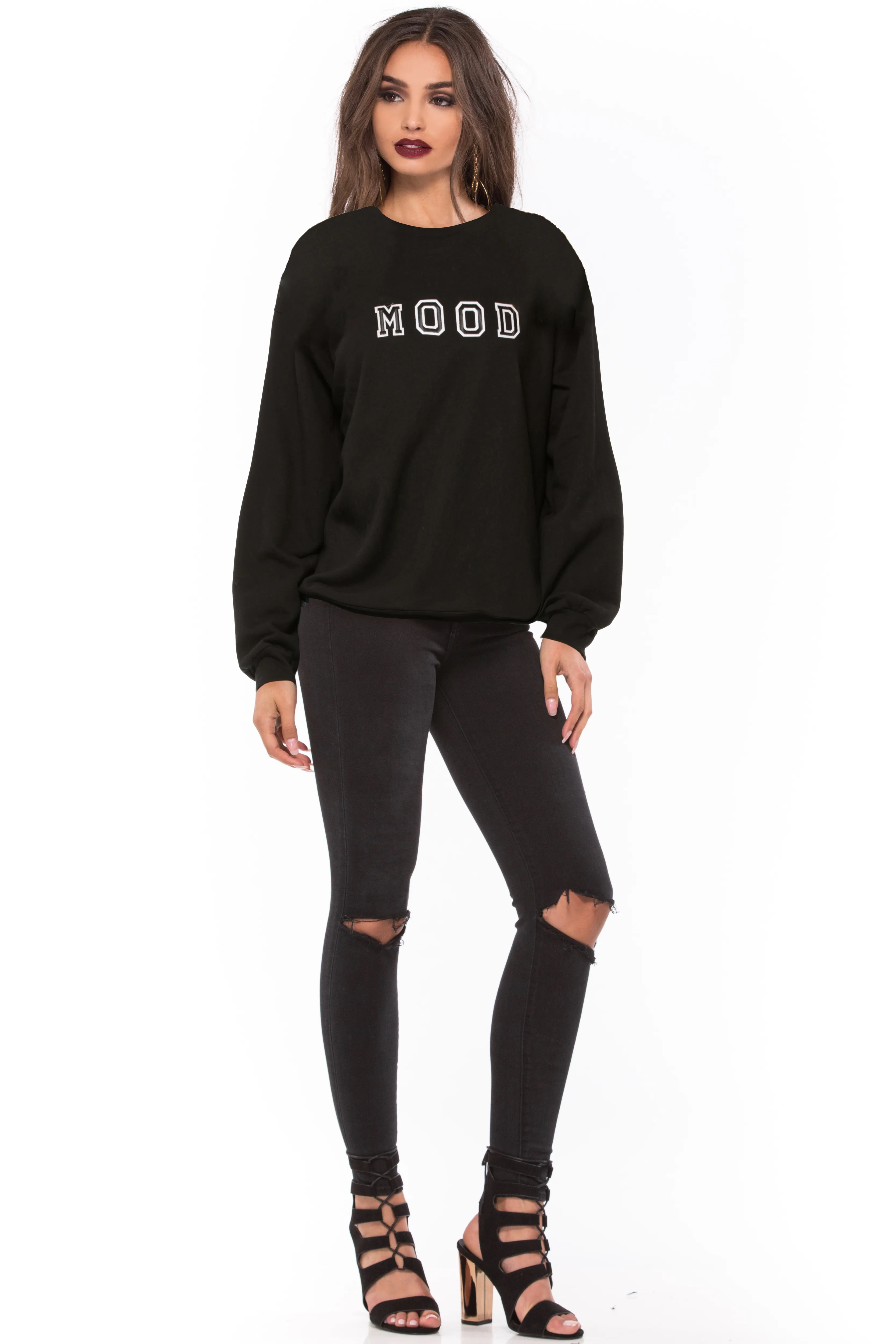 Mood Patches Crewneck Sweatshirt