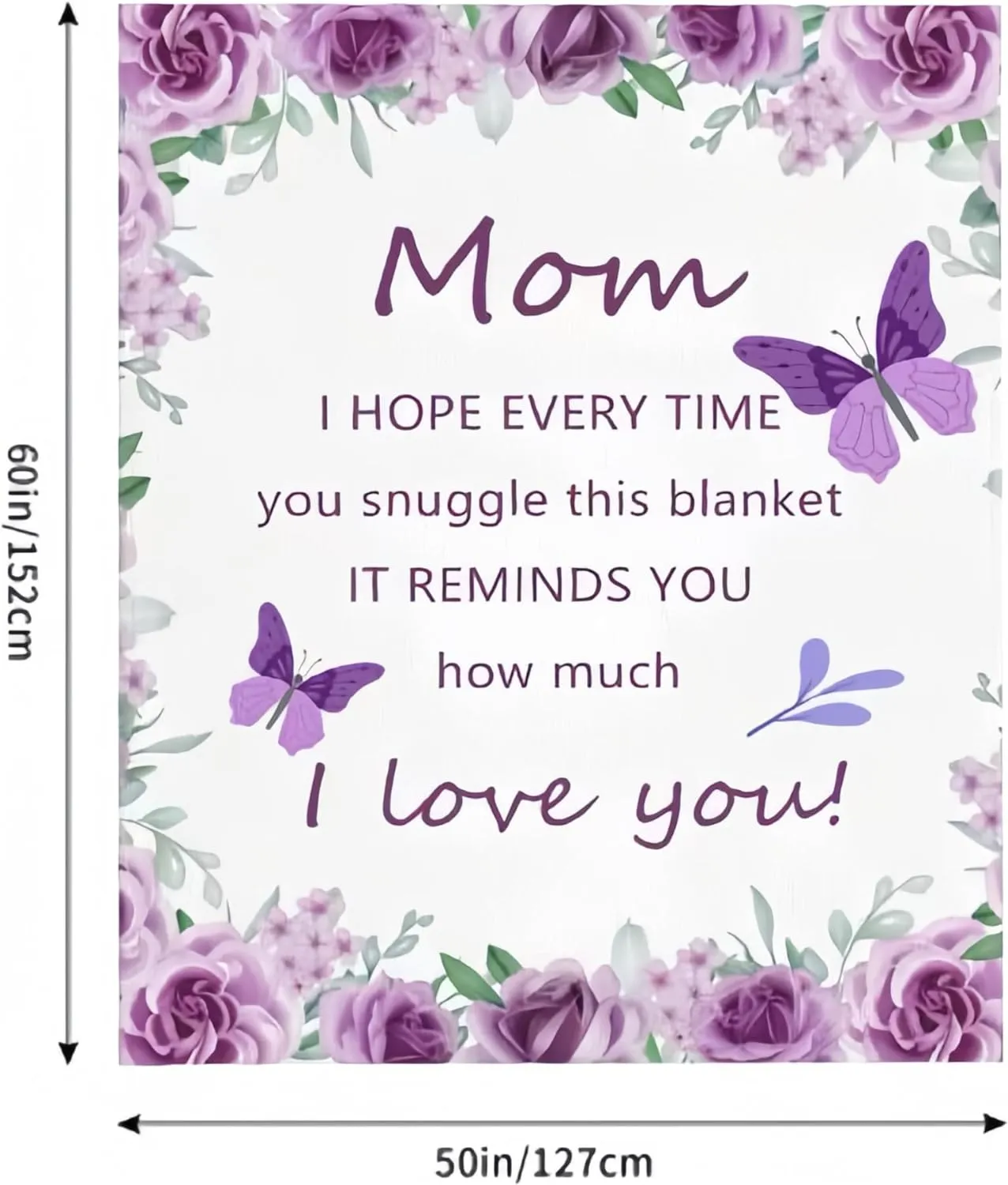 Mother's Day HD Printed Blanket