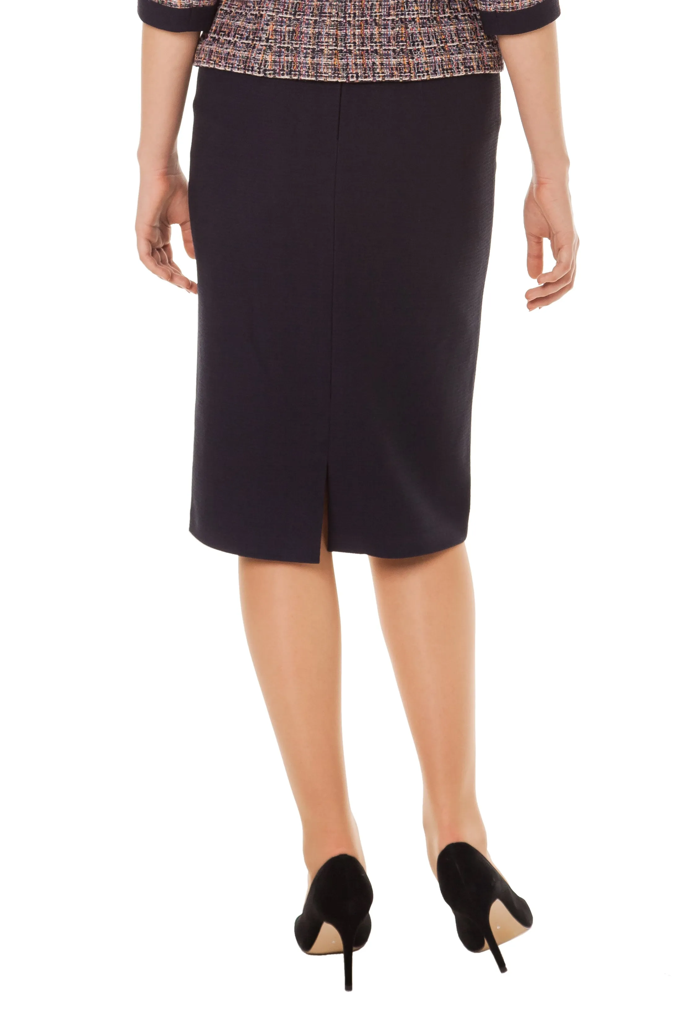 NAVY PENCIL SKIRT