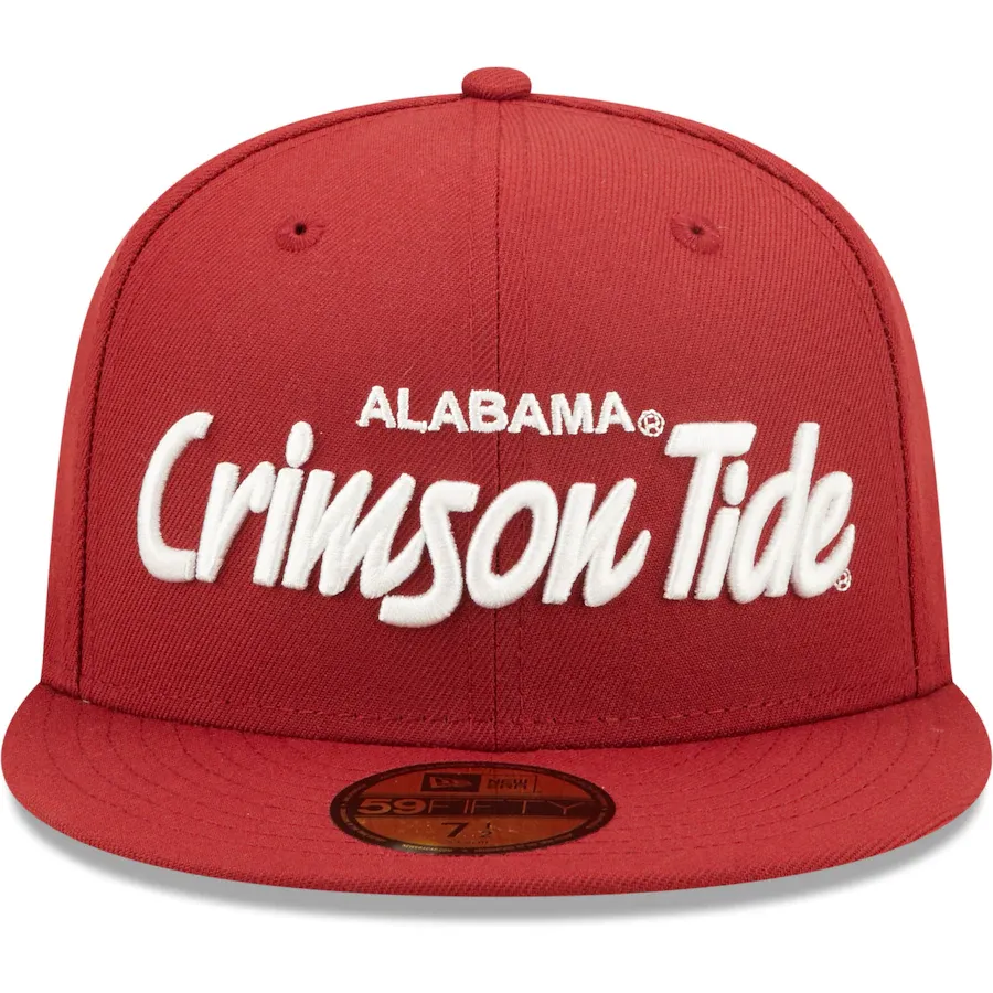 New Era Alabama Crimson Tide Crimson Griswold 59FIFTY Fitted Hat