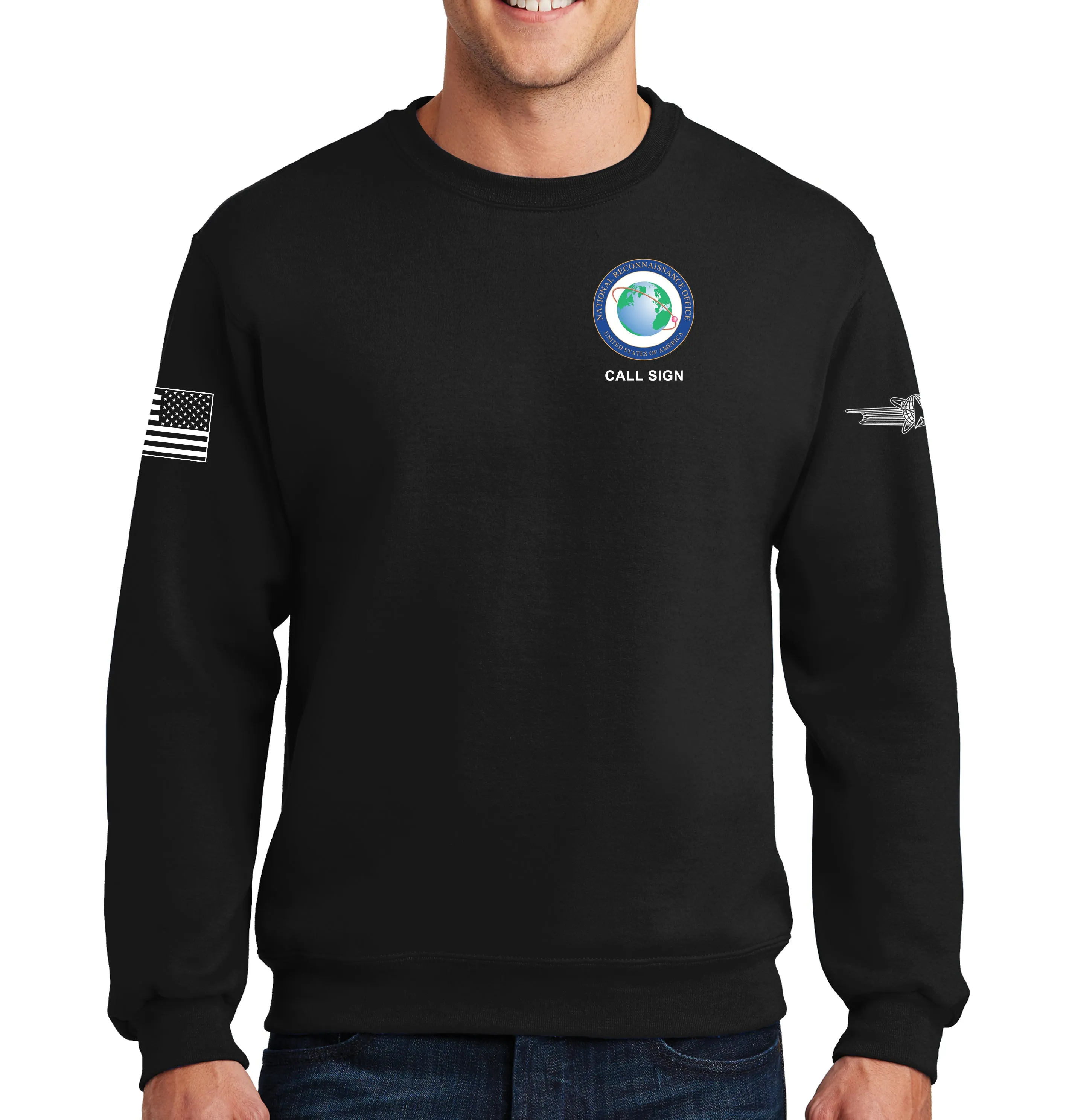 NRO Crewneck Unisex Sweatshirt. This shirt IS approved for PT.