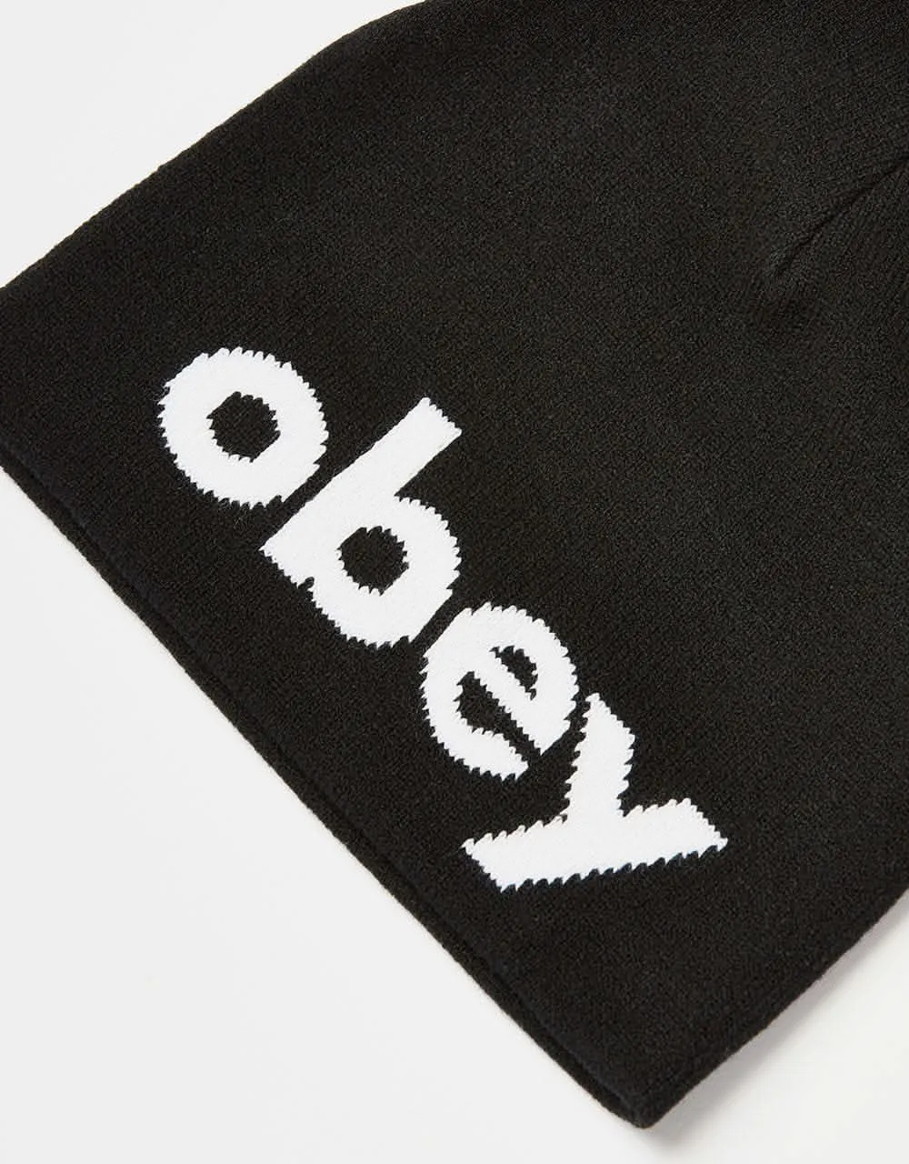 Obey Lowercase Beanie - Black