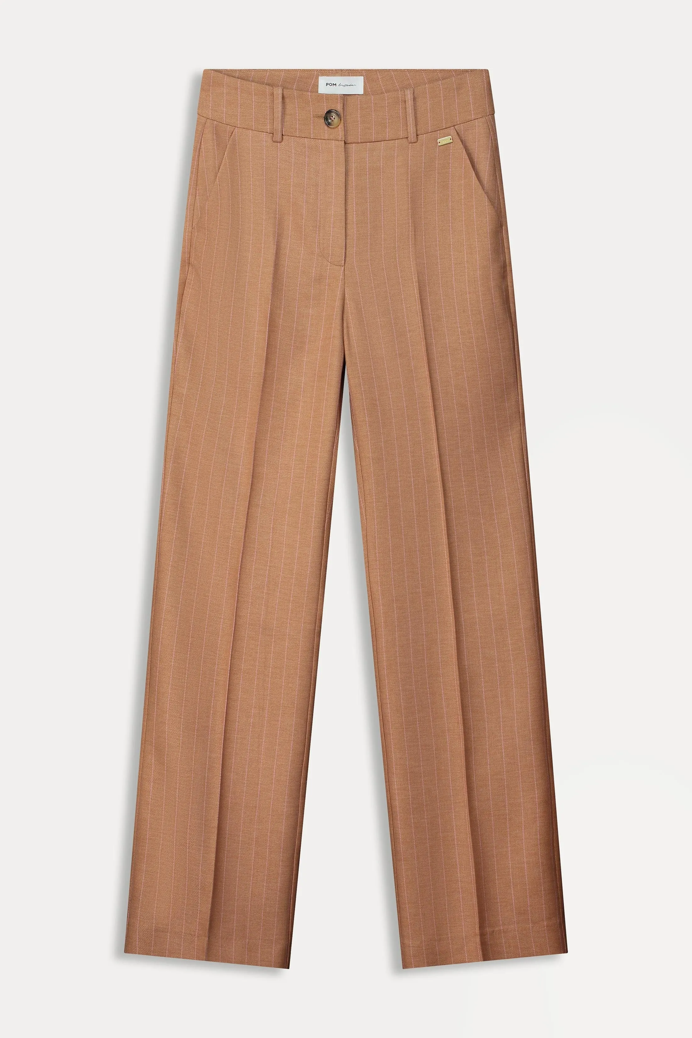 PANTS - Striped Sugar Brown