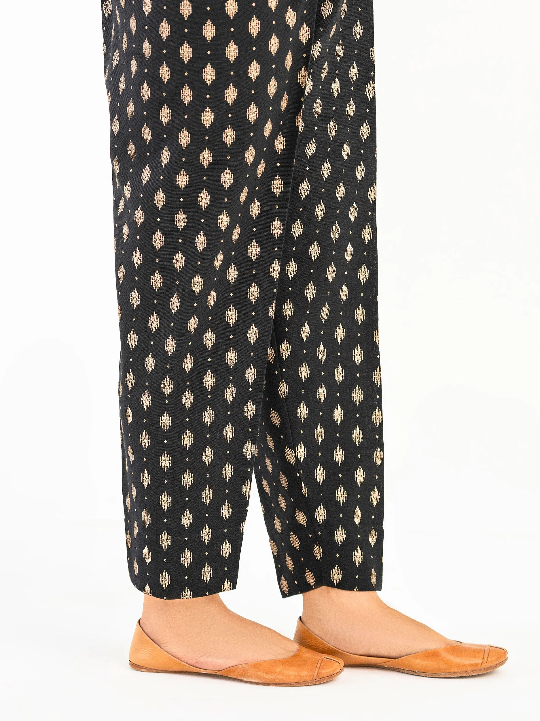 Paste Print Khaddar Trouser(Pret)