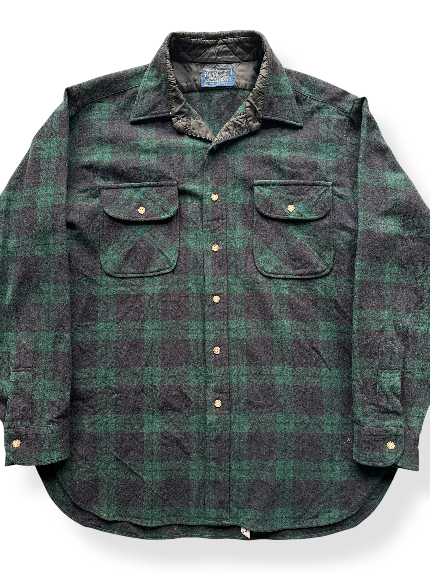 Pendy Blackwatch Tartan Flannel SZ L