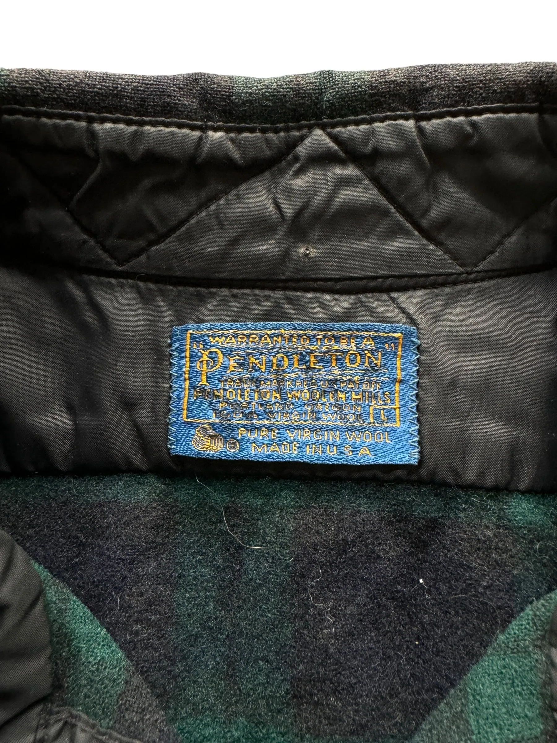 Pendy Blackwatch Tartan Flannel SZ L