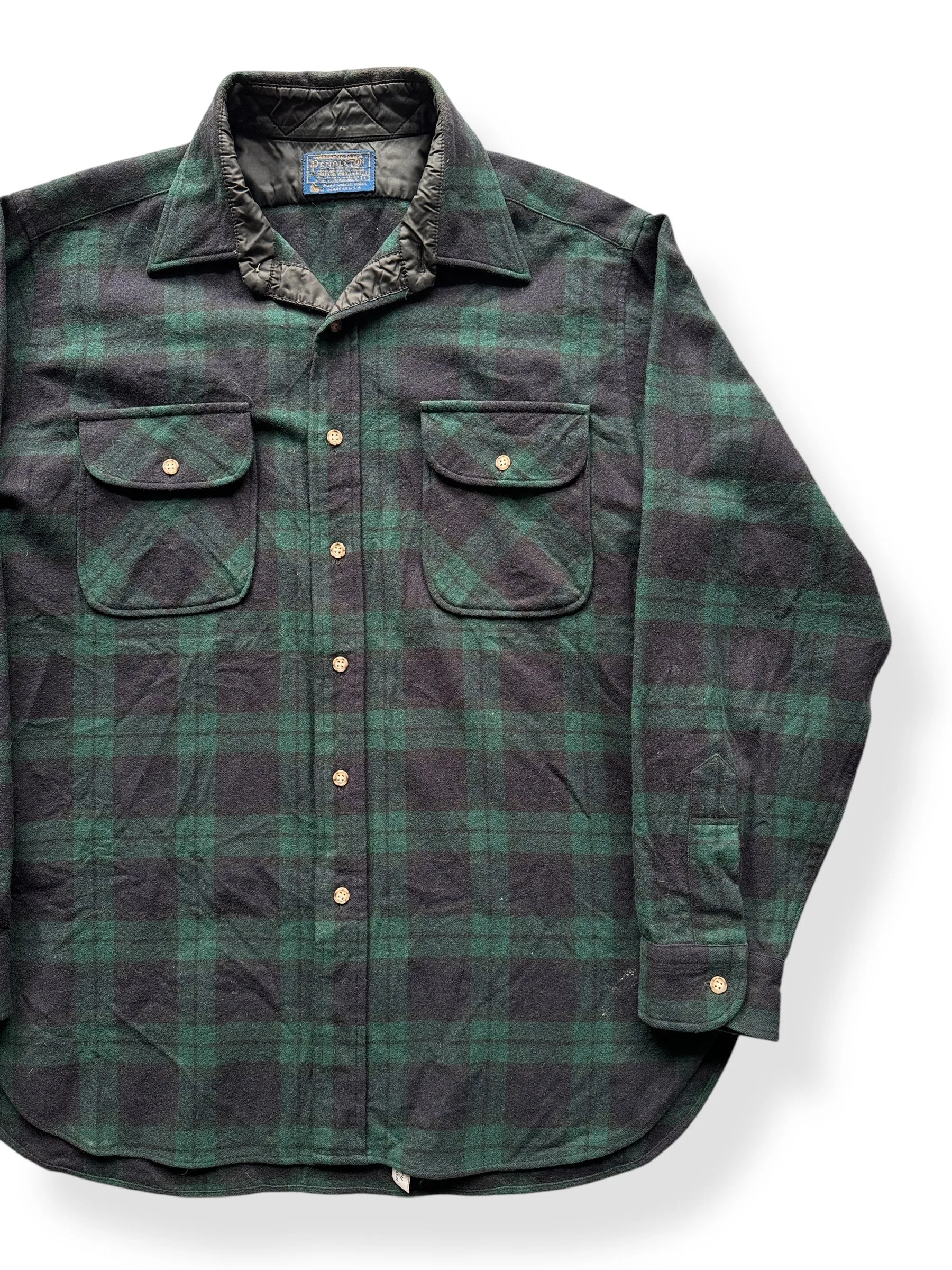 Pendy Blackwatch Tartan Flannel SZ L