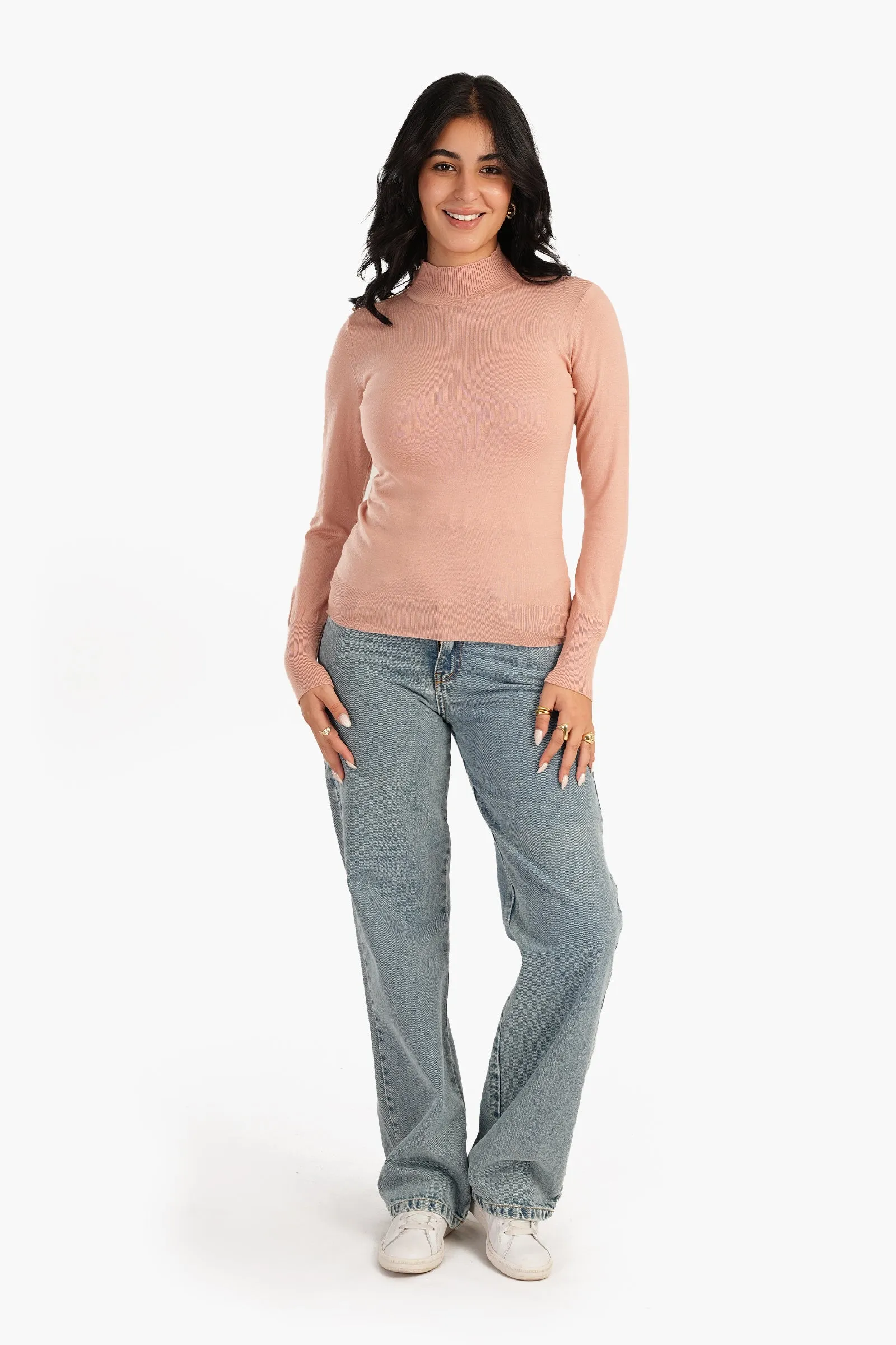 Pullover with Buttoned Shoulder