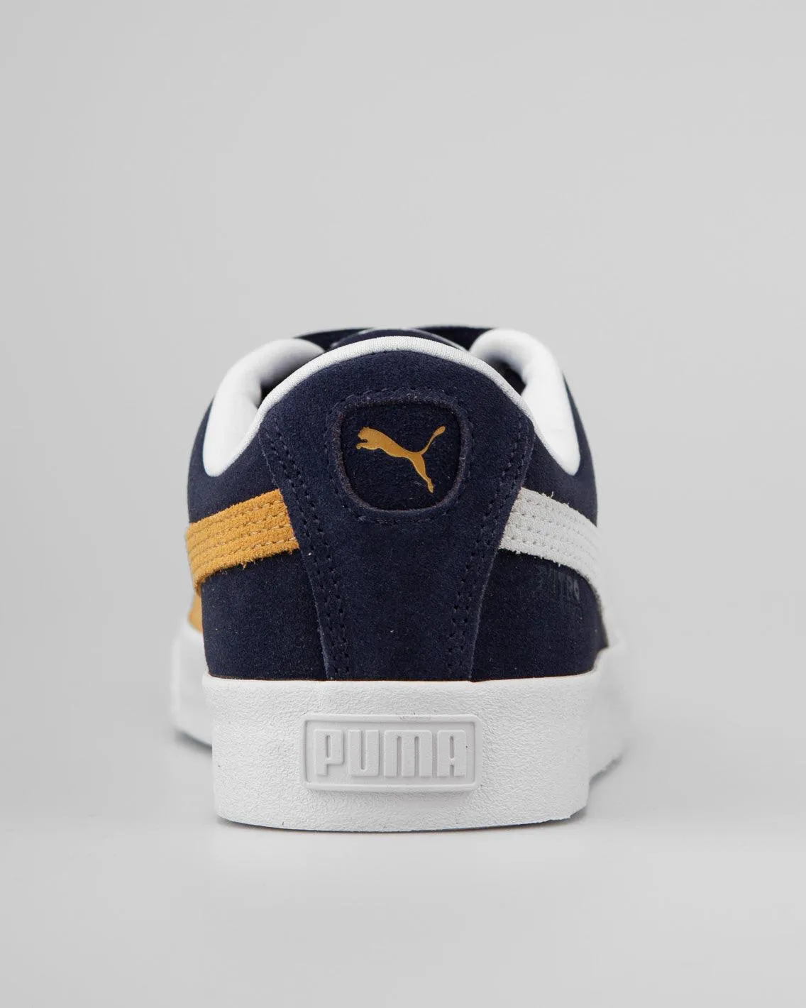 Puma - Suede Skate Nitro - Peacoat Puma White / Honey Mustard