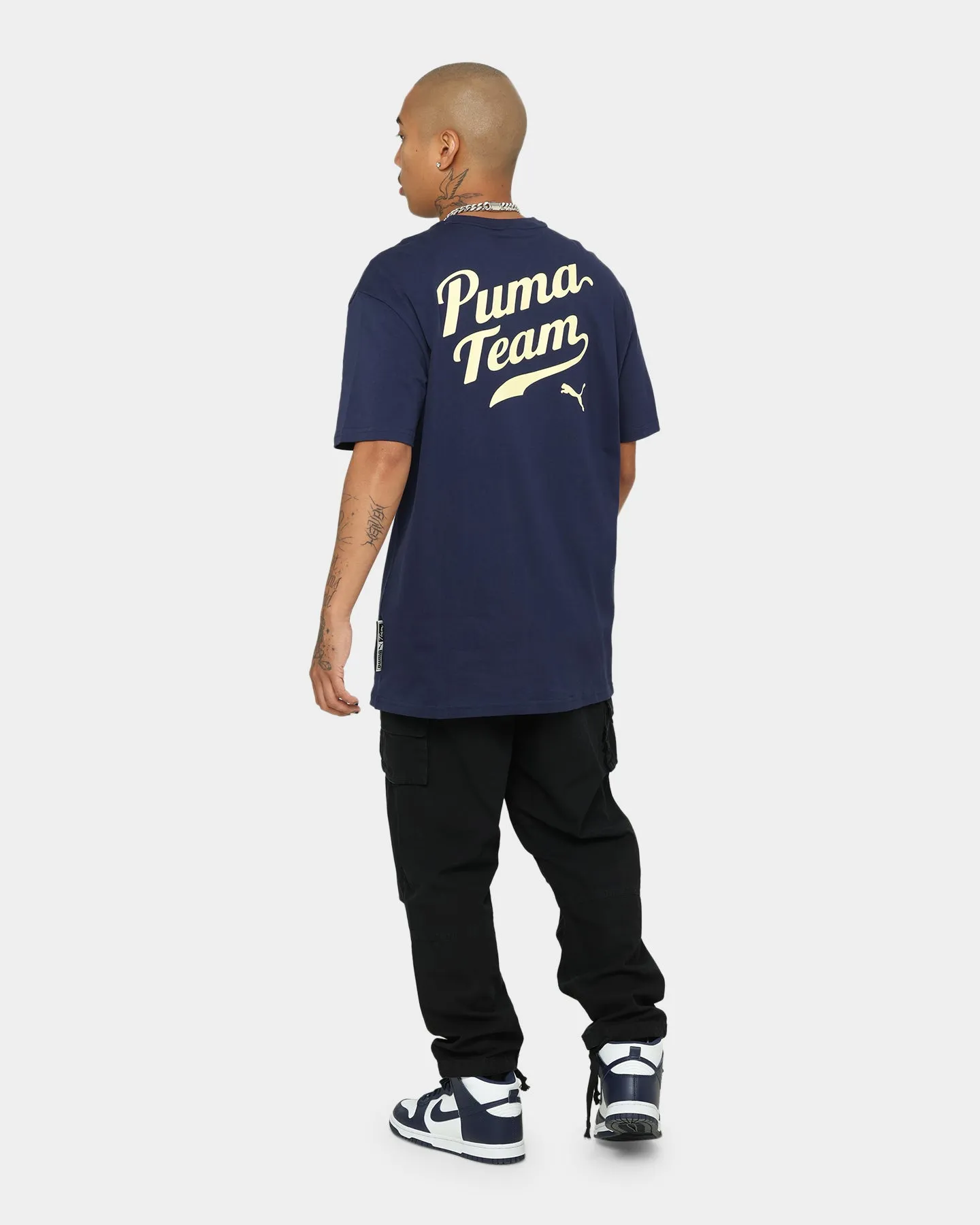 Puma Team Graphic T-Shirt Peacoat