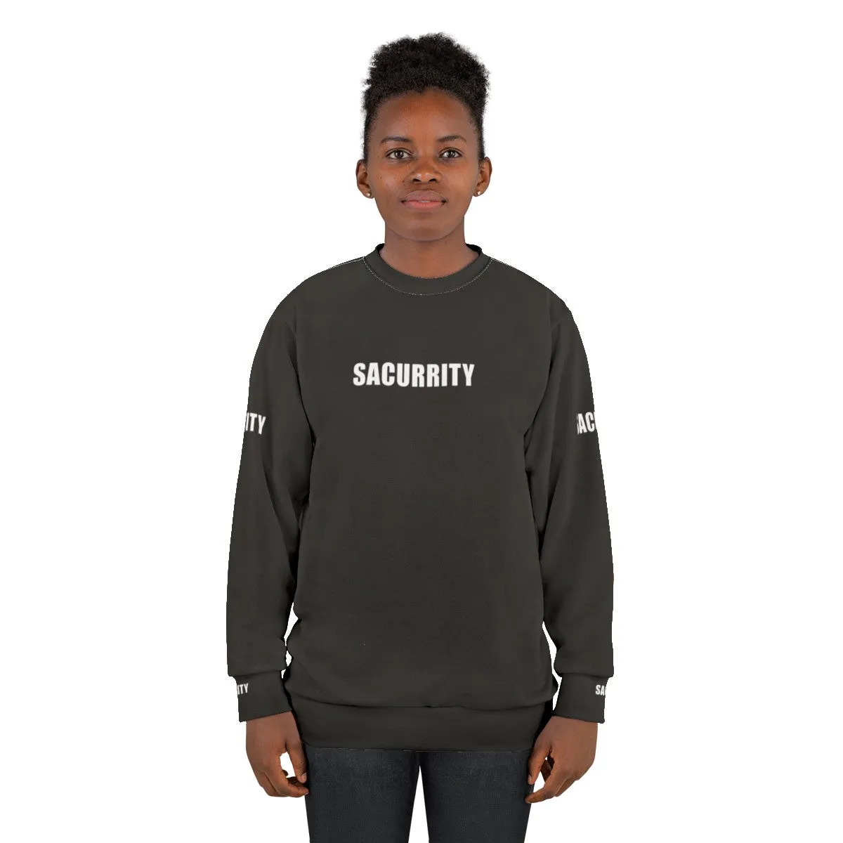 "Sacurrity" Security Sweatshirt - Funny Anjelah Johnson MadTV Inspired